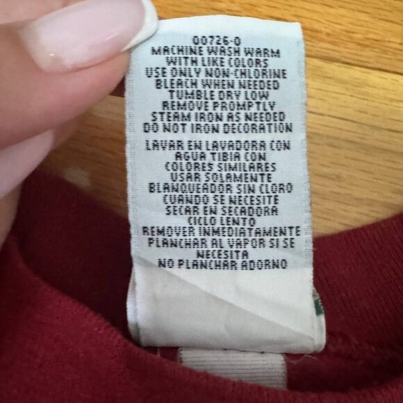 Lot of 2 Vintage Sweatshirts Size L – USA Flag & Hunter Cartoon – Made in USA - Picture 9 of 16